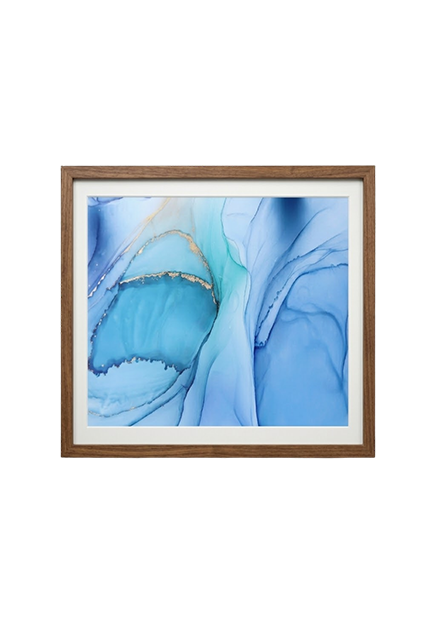 Blue Abstract Artwork