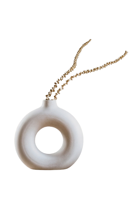 Circular Ceramic Vase
