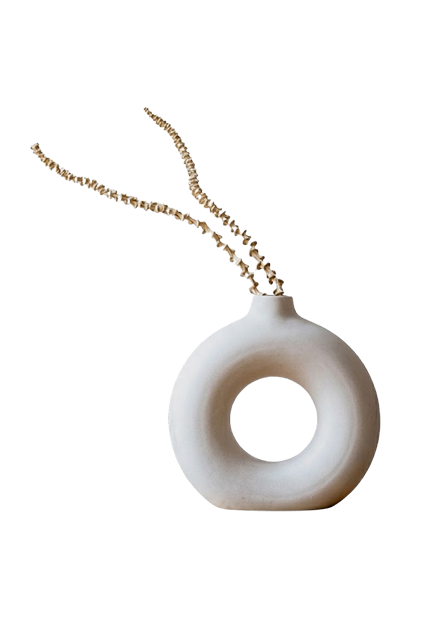 Circular Ceramic Vase