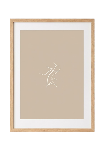 Minimalist Line Portrait