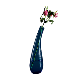 Curved Glass Vase